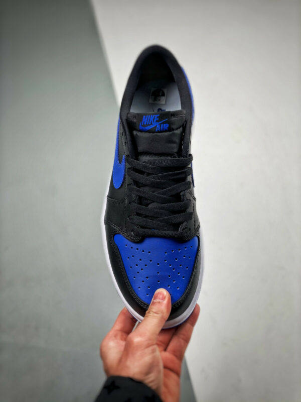 Air Jordan 1 Retro Low OG Black Varsity Royal-Sail 705329-004 For Sale