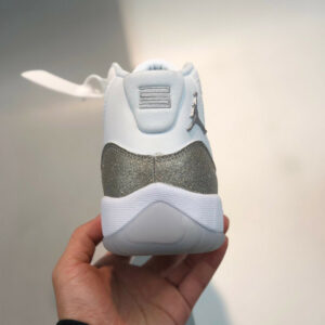Air Jordan 11 White Metallic Silver-Vast Grey For Sale