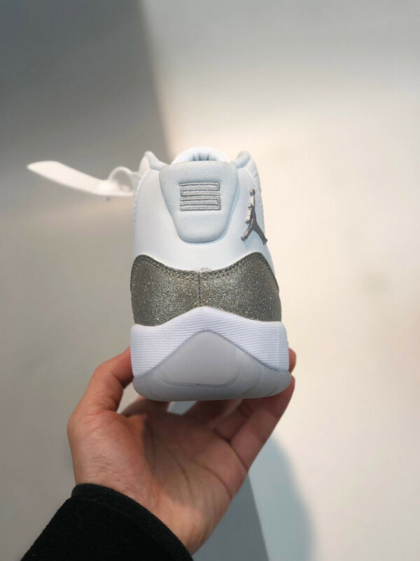 Air Jordan 11 White Metallic Silver-Vast Grey For Sale