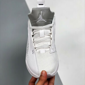 Air Jordan 35 Low White White-Metallic Silver On Sale