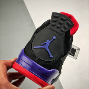 Air Jordan 4 NRG Raptors Black University Red-Court Purple For Sale