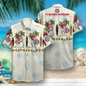 Bayern Mnchen Hawaiian Shirt Beach Summer Outfit