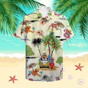 Vacation Pitbull Hawaiian Shirt