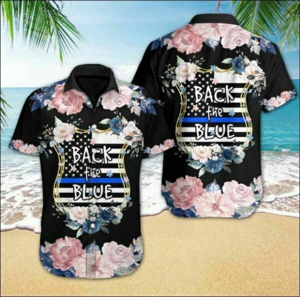 Black The Blue Hawaiian Shirt Outfit Summer Beach