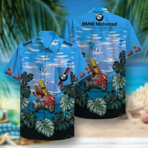 Bmw Hawaiian Shirt Summer Outfit Beach