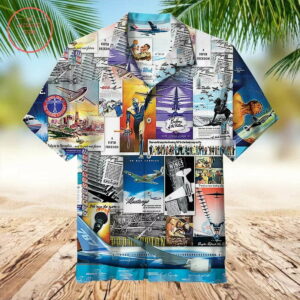 Boeing Advertising Collection Hawaiian Shirt