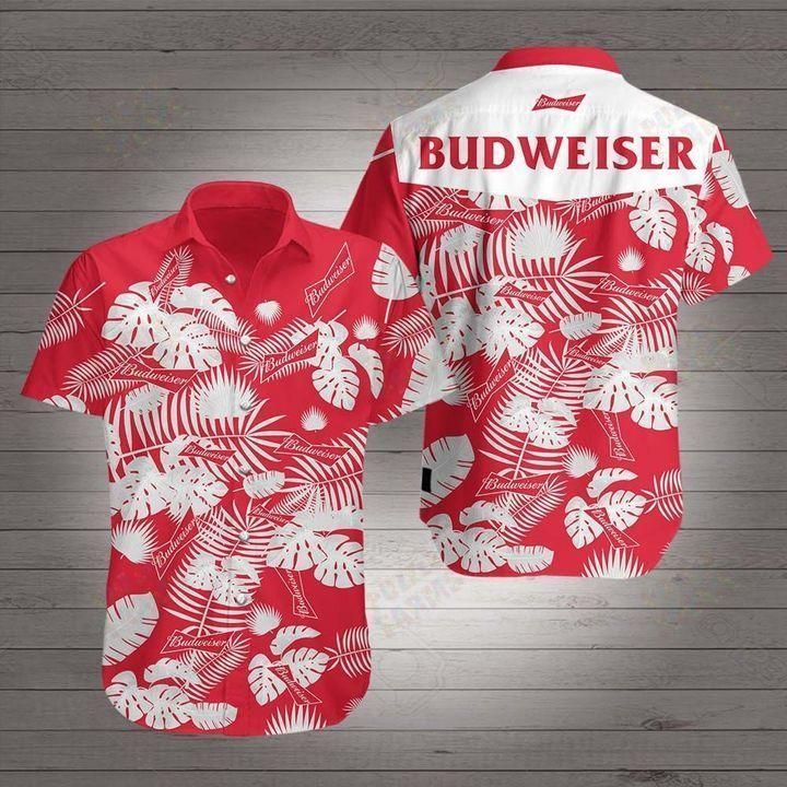 Budweiser Beer Hawaiian Shirt Beach Summer Outfit