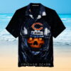 Chicago Bears Skull Hawaiian Shirt
