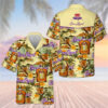 Crown Royal Canadian Whisky Palm Tree Hawaiian Shirt