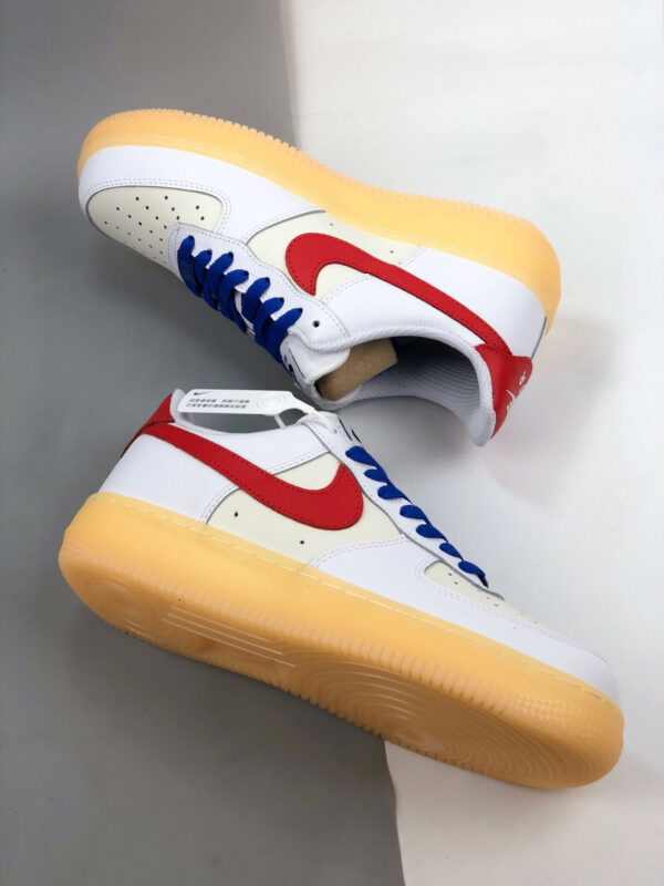 Custom Nike Air Force 1 White Red For Sale