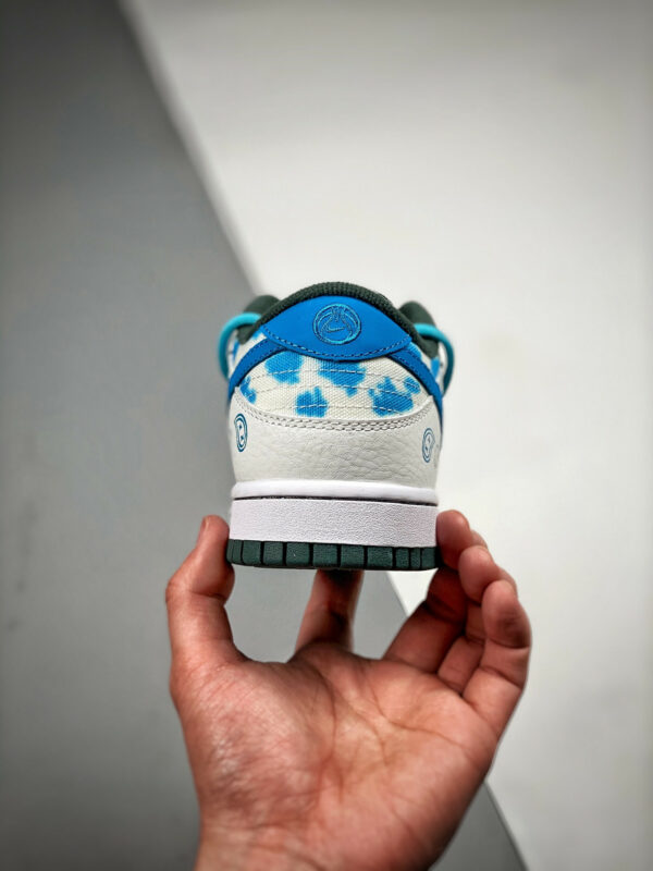 Custom Nike Dunk Low White Blue For Sale