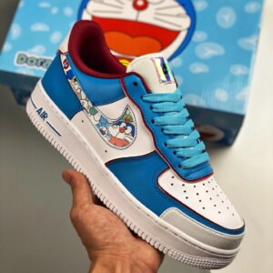 Doraemon x Nike Air Force 1 Low White Blue For Sale