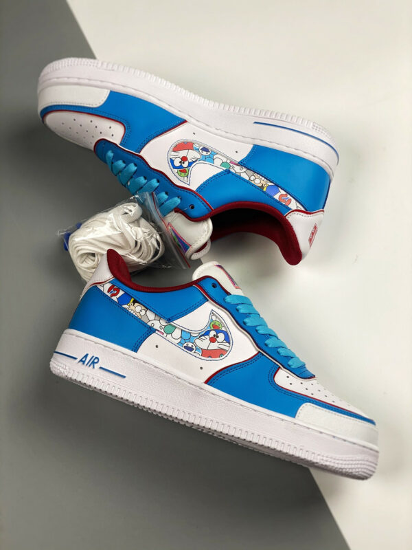 Doraemon x Nike Air Force 1 Low White Blue For Sale