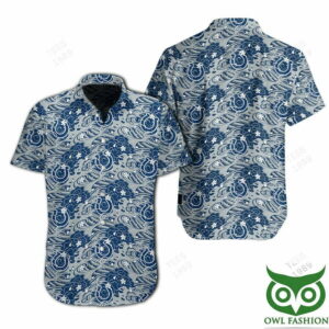 Indianapolis Colts Great Waves Of Japanese Hawaiian Shirt