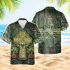 Irish Celtic Cross Hawaiian Shirt