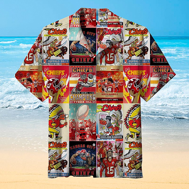 Kansas Chief Hawaiian Shirt Summer Beach Outfit