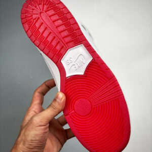 Kevin Bradley x Nike SB Dunk High White University Red For Sale