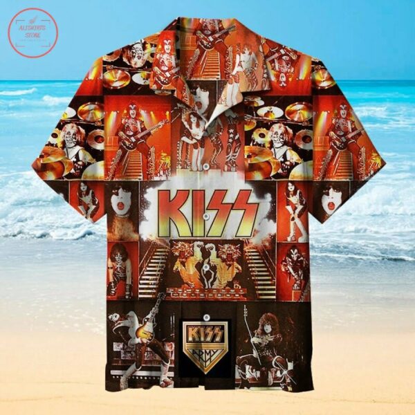 Kiss Hawaiian Shirt Outfit Beach Summer
