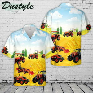 Kubota Tractor Hawaiian Shirt Outfit Summer Beach