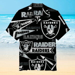 Las Vegas Raiders Hawaiian Shirt Outfit Beach Summer