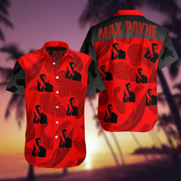 Max Payne Hawaiian Shirt Beach Outfit Summer