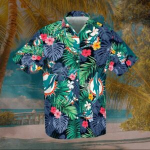 Miami Dolphins Tropical Forest Hawaiian Shirt