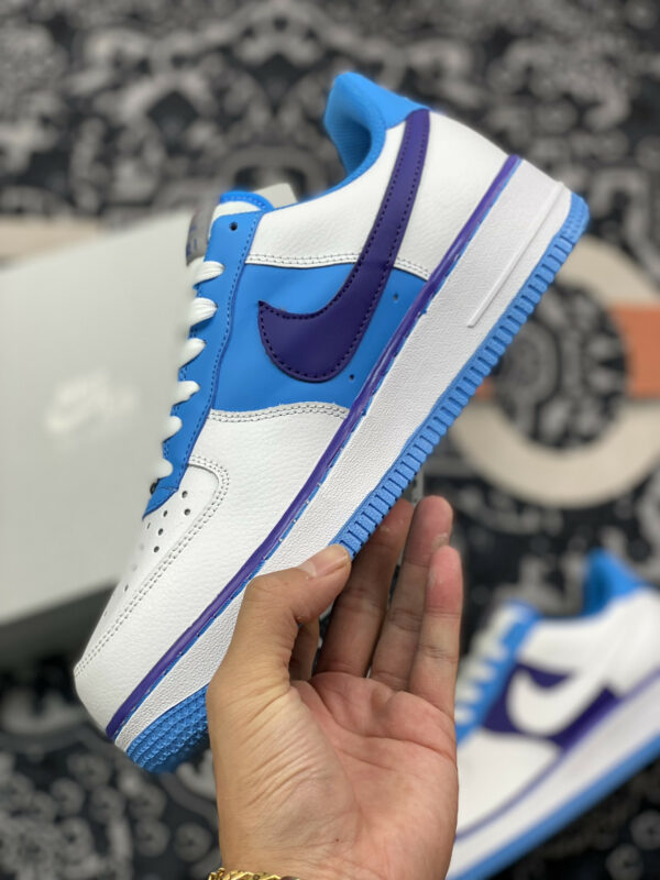 NBA x Nike Air Force 1 Low Lakers White Coast-Field Purple For Sale