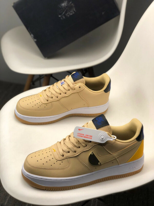 NBA x Nike Air Force 1 Low Tan Yellow CT2298-200 For Sale