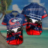 Nhl Columbus Blue Jackets Hawaiian Shirt