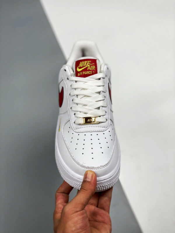 Nike Air Force 1 07 Essential White Gym Red CZ0270-104  For Sale