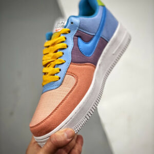 Nike Air Force 1 Sun Club Pink Olive-Blue DQ4531-700 For Sale