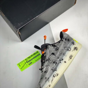 Nike Air Force 1 Experimental Halloween Black Starfish White For Sale