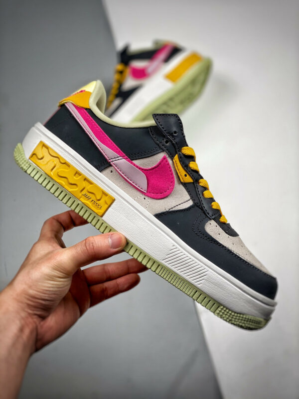 Nike Air Force 1 Fontanka Off Noir Pink Prime-Summit White DR7880-001 For Sale