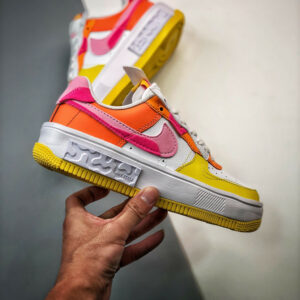 Nike Air Force 1 Fontanka White Yellow Pink DX2675-100 For Sale