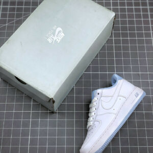 Nike Air Force 1 GS Low White Hydrogen Blue For Sale