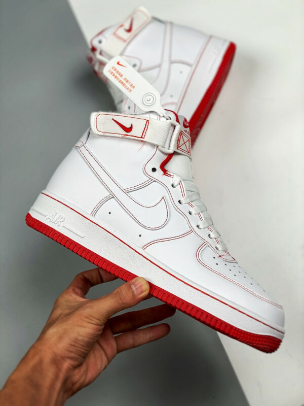 Nike Air Force 1 High White Red CV1753-100 For Sale