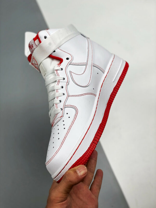 Nike Air Force 1 High White Red CV1753-100 For Sale