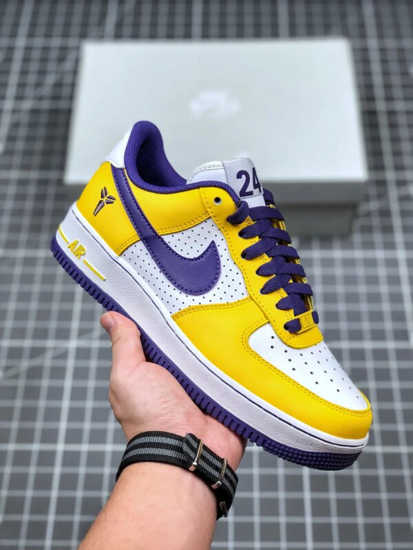 Nike Air Force 1 Kobe Bryant White Varsity Purple-Varsity Maize For Sale