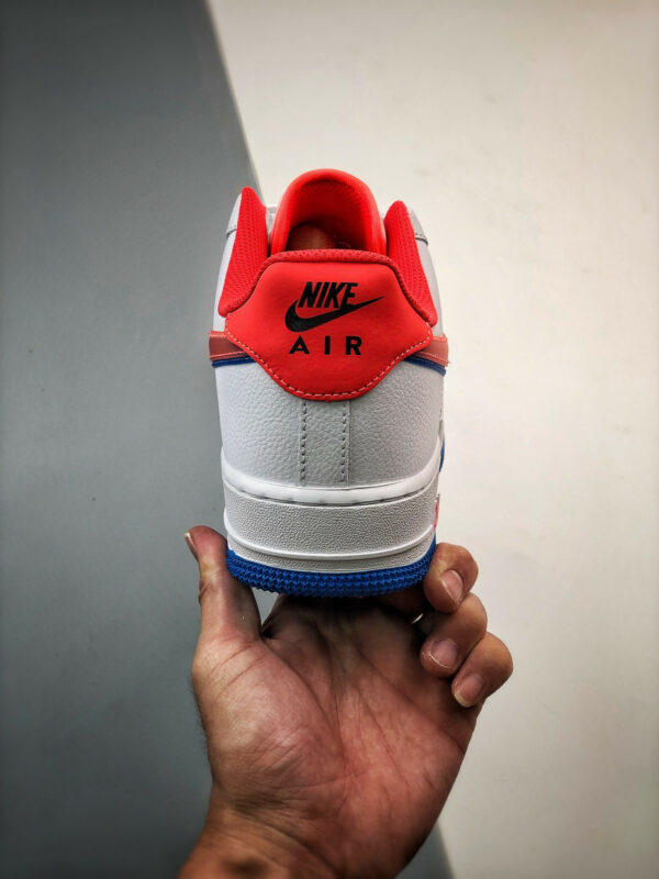 Nike Air Force 1 LV8 Double Swoosh White Red Blue For Sale