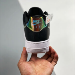 Nike Air Force 1 Low Iridescent Pixel Black Multi-Color-White For Sale