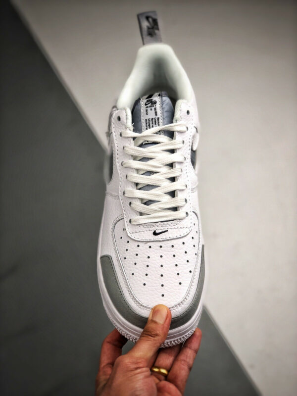 Nike Air Force 1 Low Under Constructioan White Wolf Grey-Black For Sale