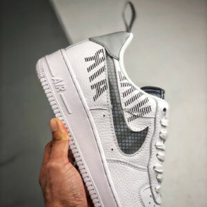 Nike Air Force 1 Low Under Constructioan White Wolf Grey-Black For Sale