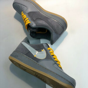 Nike Air Force 1 Low Cool Grey Yellow CQ6367-001 For Sale