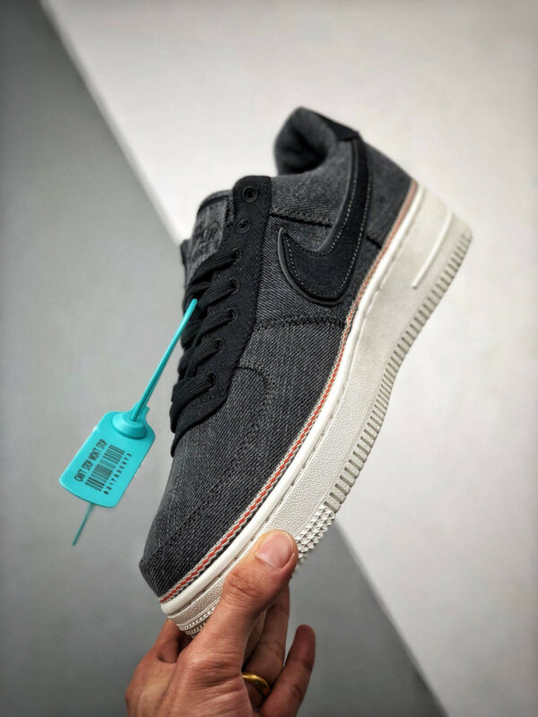 Nike Air Force 1 Low Denim Black For Sale