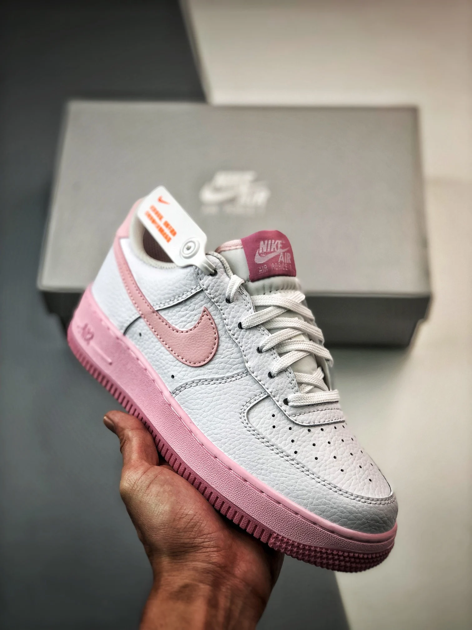 Nike Air Force 1 Low GS White Pink Foam CT3839-107 For Sale