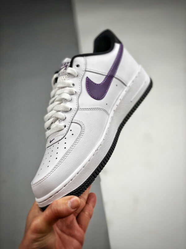 Nike Air Force 1 Low Hoops White Canyon Purple-Black For Sale