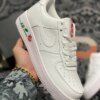 Nike Air Force 1 Low Rose White University Red-Pine Green For Sale