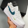 Nike Air Force 1 Low White Aquamarine-Lime Glow-Off Noir For Sale
