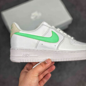 Nike Air Force 1 Low White Light Bone-Green Glow For Sale
