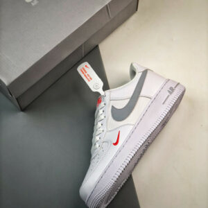 Nike Air Force 1 Low White Red Grey FD9772-100 For Sale